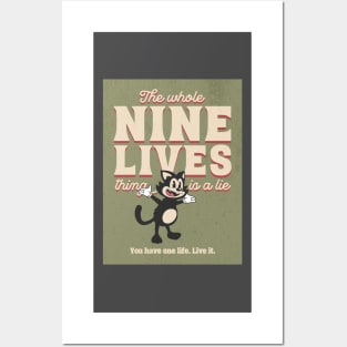 No Nine Lives Posters and Art